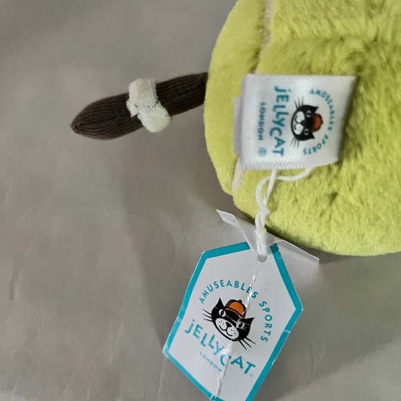 Jellycat Amusable Sports Tennis Ball Plush NWT - Picture 6 of 8